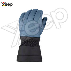 Guantes de Esquí Unisex de Cuero para Invierno, Cálidos, Impermeables, con Dedos Completos y Correa de Muñeca Ajustable para Esquí y Deportes de Nieve - Product Image 2