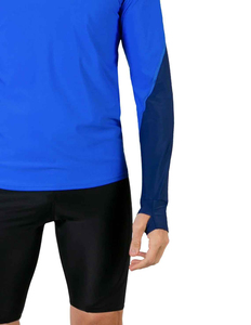 Mens Rash Guard Shirt <b>Long</b> <b>Sleeve</b> Quick Dry Breathable <b>Stretch</b> Swim Surf Fishing UV Protection Athletic Sportswear Training - Product Image 6