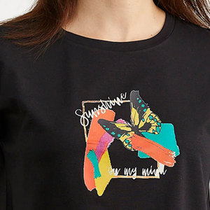 New Design Stylish Breathable High Quality Best Service Soft Comfortable Slim Fit <b>Top</b> Seller Street Wear Printed Women <b>Crop</b> <b>Tops</b> - Product Image 6
