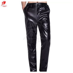 กางเกงหนังผู้ชายคุณภาพพรีเมียม เนื้อผ้านุ่ม สวมใส่สบาย เหมาะสำหรับใส่ลำลองและขี่มอเตอร์ไซค์ ทนทานใช้งานได้นาน - Product Image 3