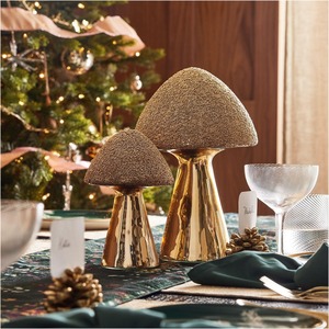 Sculptures élégantes en verre en forme de champignons, figurines décoratives soufflées à la main pour la décoration intérieure - Product Image 5