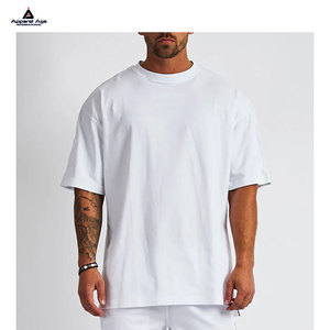 Oversize Men'S Fitness Sport T-Shirt Gym O-Neck Design Plain Sportswear <b>Tshirt</b> Custom Logo Mock Neck <b>Tshirt</b> for Men - Product Image 4