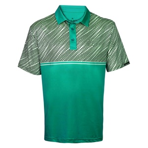 Polo deportivo transpirable de secado rápido con logotipo personalizado estampado de alta calidad, de talla grande Camiseta de algodón, camiseta Polo de Golf para hombre - Product Image 3