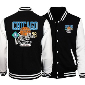 Chaqueta Varsity de Lana Transpirable y Ecológica al por Mayor con Cuello Alto y Diseño Personalizado para Hombre y Mujer - Product Image 5