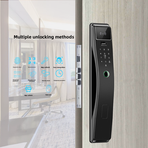Serrure Intelligente Multifonctionnelle avec Déverrouillage par Reconnaissance Faciale, Carte Clé et Veine Palmaire - Verrouillage Automatique pour Porte en Bois, Compatible Wi-Fi, Application Tuya, Sécurité de Niveau C - Product Image 2