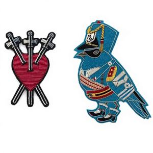 Parche de Lujo Personalizado con Hilo de Oro Bordado a Mano, Insignia de Oro Ecológica Resistente al Agua para Coser, Suministro al por Mayor - Product Image 4