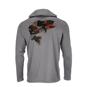 Sudadera de Pesca Ligera de Alto Rendimiento con Diseño Personalizado, Protección Solar UPF 50+, Logotipo Personalizado por Sublimación, Camiseta de Pesca de Manga Larga - Product Image 2