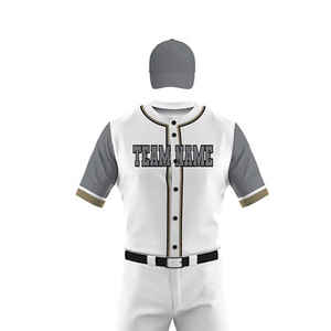 Maillot de baseball personnalisé de qualité supérieure, respirant, séchage rapide, 100 % polyester, vente en gros, uniforme sublimé professionnel - Product Image 5