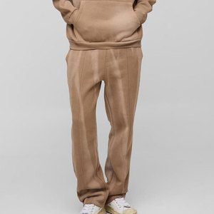 Conjunto Deportivo con Capucha para Hombre, Color Sólido, Algodón, Estilo Casual, Transpirable, Corte Regular, con Bolsillos Laterales - Product Image 3