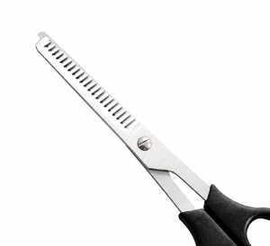 Ciseaux à cheveux professionnels en acier inoxydable avec manche en plastique pour toilettage des animaux - Product Image 3