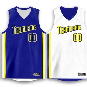 Maillot de basket-ball pour hommes, manches courtes, respirant, imprimé, en mesh, grande taille, été, séchage rapide, service OEM personnalisé - Product Image 2