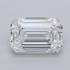 Diamante Creado en Laboratorio, Color D, 0.5ct, 1ct, 1.5ct, Corte Esmeralda, Piedra VVS, CVD Sintético, HPHT, Diamante Cultivado en Laboratorio, Certificado IGI - Product Image 1