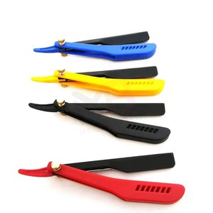 Navaja de Afeitar Manual de Nuevo Diseño, Ligera, de Acero Inoxidable, con Mango Resistente y Hoja Recta - Product Image 5