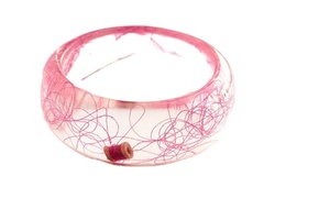 กำไลแฟชันเครื่องประดับอัจฉริยะ & กำไลข้อมือแฟชั่นกำไลข้อมืออินเทรนด์ขนาดใหญ่ใหญ่ใหญ่ใหญ่ใหญ่เกินจริงหลายสีอะคริลิคเรซิ่น - Product Image 5