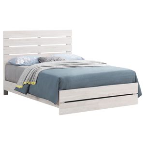 Letto a pannelli in legno Geary Coastal White Eastern King - Product Image 3