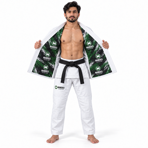 Nuevo Diseño de Uniforme de Artes Marciales Mixtas, Tejido de Perlas, Algodón, Costuras Duraderas, Ligero, Antibacteriano, Absorbe la Humedad - Product Image 4