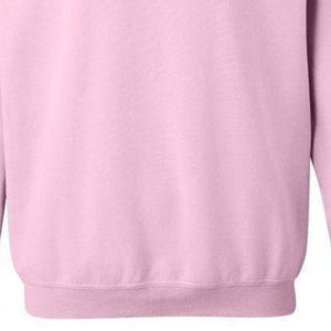 Sudadera de Cuello Redondo AKA Twill, Sudadera de Felpa Premium, Ropa Personalizada para Hermandades Griegas, Sudadera AKA Bordada en Rosa Claro y Verde - Product Image 4