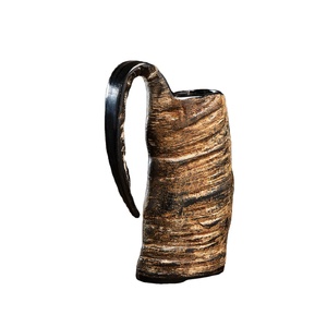 Vasos y accesorios de cuerno africano para beber vikingo al por mayor, taza de cuerno pulida natural hecha para cuerno a precios asequibles - Product Image 2