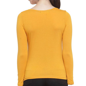 Solid Trader <b>Top</b> Rated Fashionable Breathable Light Weight Anti Pilling Wrinkle Resistant Outdoor Outing Women Tee Shirt - Product Image 2
