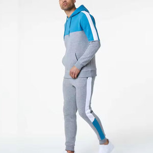 Ensemble de survêtement homme personnalisé avec logo, sweat à capuche et pantalon de jogging, streetwear premium, faible MOQ, vente en gros - Product Image 3