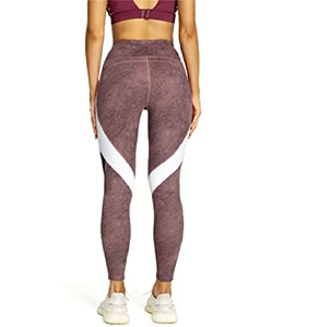 ชุดเลกกิ้งออกกำลังกายตาข่ายสำหรับผู้หญิง,กางเกงโยคะเอวสูงแบบแยกขาชุดเลกกิ้งออกกำลังกายเว้าบั้นท้ายกางเกงรัดรูปสำหรับผู้หญิง - Product Image 4