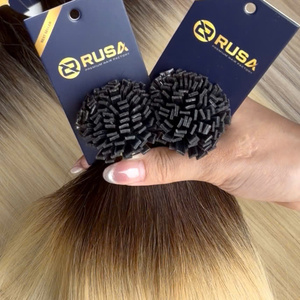 Extensiones de Cabello con Punta Plana al por Mayor, Textura de Cabello Liso/Ondulado/Rizado, Personalizadas, de Alta Calidad, Precio al por Mayor, ¡Oferta Caliente Ahora! - Product Image 2