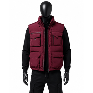 <b>Men's</b> Lightweight <b>Warm</b> Vest Insulated Quilted Puffer Sleeveless <b>Jacket</b> for Casual Fall Winter Wear - Product Image 1