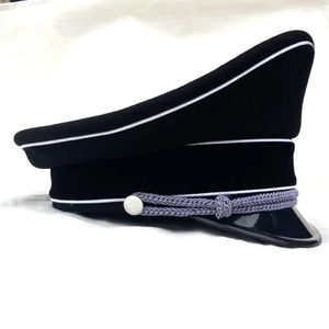 Casquette à visière décontractée en coton 100% avec broderie argentée à la main de la Flotte Civile Russe, ajustable et confortable, pour l'extérieur - Product Image 1
