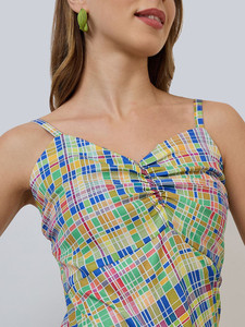 Robe midi pour femmes, mode féminine, tissu en coton imprimé, disponible en plusieurs couleurs, taille unique, robes d'été pour femmes et filles, vêtements décontractés - Product Image 2