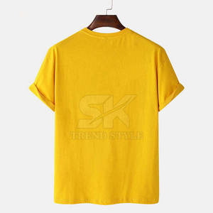 เสื้อยืดพื้นฐานคุณภาพสูง เสื้อยืดขายดีสำหรับผู้ชาย เสื้อยืดสีพื้นเรียบง่ายสำหรับผู้ใหญ่ - Product Image 2