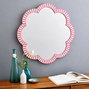 Espejo de Pared con Incrustaciones de Hueso Hecho a Mano, Diseño Moderno y Ecológico, Alta Calidad para Decoración del Hogar - Product Image 4