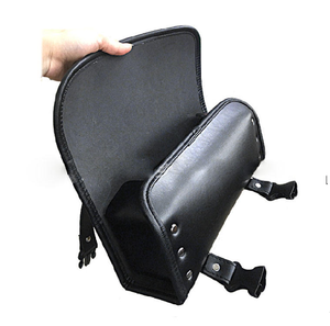 Black Leather <b>Tool</b> Roll Bag Custom Universal <b>Waterproof</b> Motorcycle Side <b>Box</b> Saddlebags for Motorcycle 2026 - Product Image 5