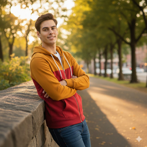 Custom 350GSM Oversized 100% Cotton <b>Pullover</b> Hoodie with Custom Logo OEM Winter <b>Mens</b> Streetwear - Product Image 3