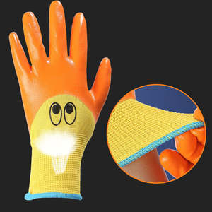 Guantes protectores para niños Jardinería hierba tirando anti mordedura mar conducción impermeable anti espinas guantes de látex - Product Image 6