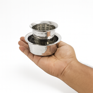 Juego de Filtro de Café de Acero Inoxidable Estilo Surindio con Vaso Dabari, Cafetera Tradicional de Goteo, Juego de Regalo para Servir en la Cocina - Product Image 3