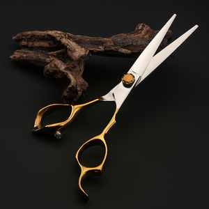 Ciseaux à effiler professionnels en acier inoxydable pour coiffer, tailler et couper les cheveux pour hommes et femmes - Product Image 2