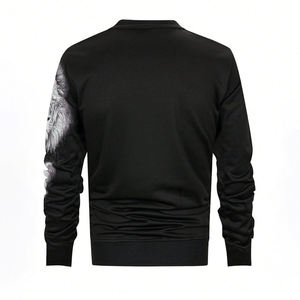 Chaquetas de Béisbol Estilo Hip Hop Urbano al por Mayor de Fábrica para Hombre y Mujer, Sudaderas Personalizadas con Bordado y Corte Holgado - Product Image 2