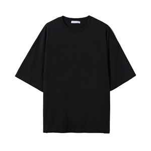 T-shirt en tricot surdimensionné de luxe pour homme, 100 % coton de haute qualité, design boxy personnalisé, lourd, écologique et respirant - Product Image 5