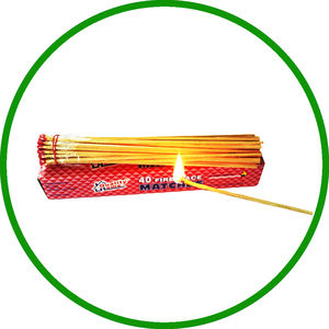BBQ 96 Eco-Friendly Matchbox 290x60x29mm 40 Sticks Printing Extra Long Reach Strong Flame for Barbeque Grill Outdoor Cooking - Product Image 5