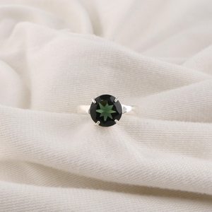Zubeda Gems Green Tourmaline Gemstone <b>Ring</b> 925 Sterling Silver Luxury Premium Grade Vintage Statement Jewelry IGI Certified - Product Image 5