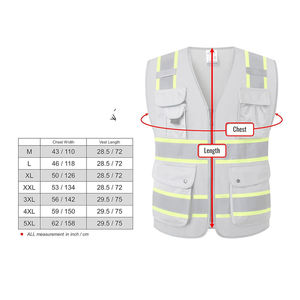 Gilet de sécurité personnalisé, fabriqué directement, 100 % polyester, pour une protection optimale, qualité supérieure. - Product Image 4