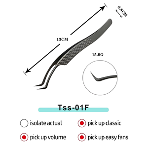 Juego de Pinzas de Punta de Fibra de Acero Inoxidable de Alta Precisión, Herramientas Profesionales Antimagnéticas para Belleza y Reparación - Product Image 1