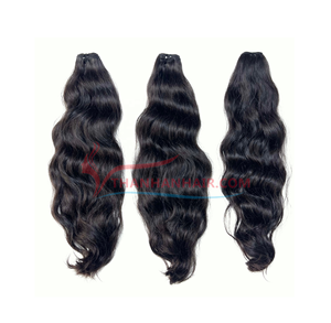 Extensiones de trama de cabello humano vietnamita ondulado Natural, superventas de 2025, Color Natural, 100%, cutícula alineada, mechones de cabello sin procesar - Product Image 4