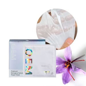 Masque facial en feuille de fibres biomimétiques réparateur anti-rougeurs à l'acide hyaluronique et à la Centella Asiatica, produits en marque blanche - Product Image 2
