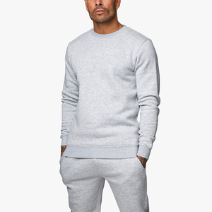 Ensemble de survêtement en molleton pour homme personnalisé, sweat-shirt à col rond de qualité supérieure avec pantalon de jogging, mélange de coton, vêtements de sport décontractés pour la salle de sport - Product Image 4