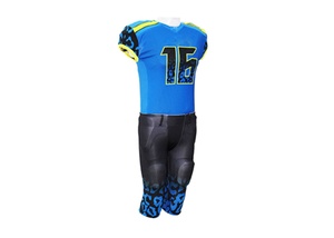 <b>Best</b> Selling Youth American <b>Football</b> Jersey Sets Embroidered Men's Tackle Twill <b>Football</b> Uniforms Wholesale Sublimation - Product Image 4