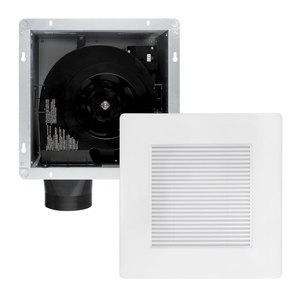 Ventilador de Techo Tubular de 10 Pulgadas con Motor AC y Luz Regulable de 5 CCT, Certificado ETL y <span class=keywords><strong>HIV</strong></span> para Baño - Product Image 4