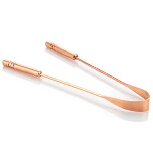 ที่ทำความสะอาดลิ้นแบบลวดทองแดง พร้อมที่แขวนโชว์โลหะ ดีไซน์มินิมอล - Product Image 2