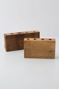 Wooden Pen Holder <b>Cube</b> Pencil Cup Geometric Desk Organizer Office School <b>Table</b> Accessory - Product Image 3
