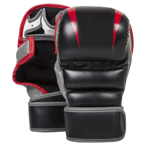 ถุงมือ MMA ครึ่งนิ้ว คุณภาพสูง ปรับแต่งโลโก้ได้ หนัง PU ลายพิมพ์ สำหรับศิลปะการต่อสู้ มวย ฤดูหนาว ทุกฤดู - Product Image 1